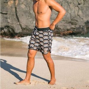 Of One Sea men’s swim trunks. 4- way stretch, recycled blend. Never worn.